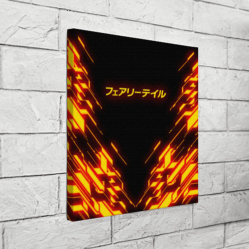 Картина квадратная FAIRY TAIL FLAMING GEOMETRY / 3D-принт – фото 3