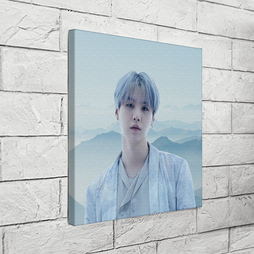 Картина квадратная MIN YOONGI BTS YET TO COME / 3D-принт – фото 3