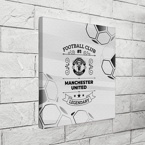 Картина квадратная Manchester United Football Club Number 1 Legendary / 3D-принт – фото 3