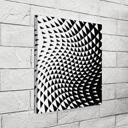 Холст квадратный Минималистический авангардный паттерн, цвет: 3D-принт — фото 2
