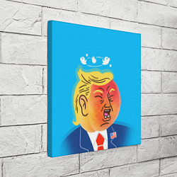 Холст квадратный Дональд Трамп и Твиттер, цвет: 3D-принт — фото 2