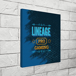 Холст квадратный Игра Lineage: PRO Gaming, цвет: 3D-принт — фото 2