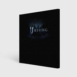 Холст квадратный Logo V Rising, цвет: 3D-принт