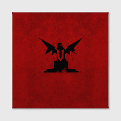 Холст квадратный Трон с крыльями, цвет: 3D-принт — фото 2