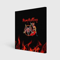 Холст квадратный Show No Mercy - Slayer, цвет: 3D-принт