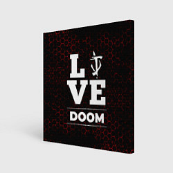 Картина квадратная Doom Love Классика