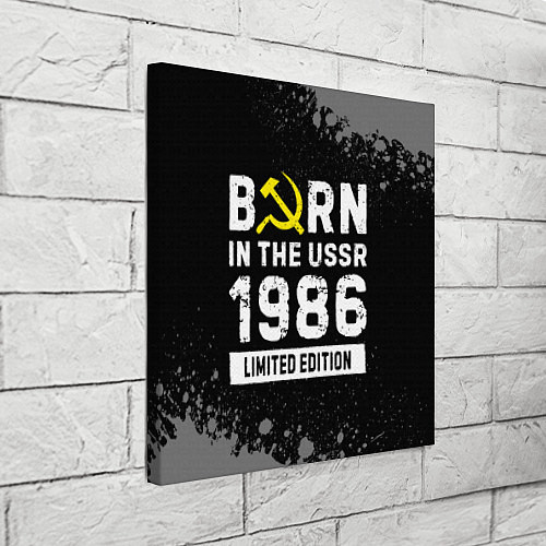 Картина квадратная Born In The USSR 1986 year Limited Edition / 3D-принт – фото 3