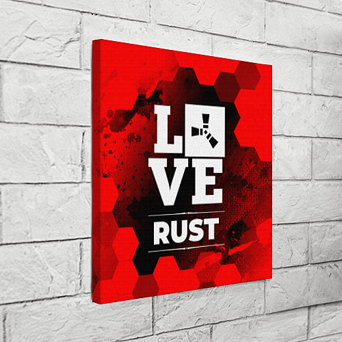Картина квадратная Rust Love Классика / 3D-принт – фото 3