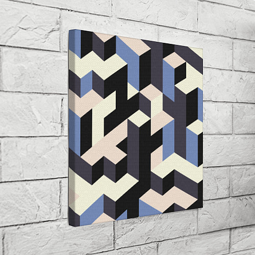 Картина квадратная Изометрическая Мозаика / 3D-принт – фото 3
