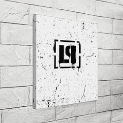 Холст квадратный Linkin Park брызги краски, цвет: 3D-принт — фото 2