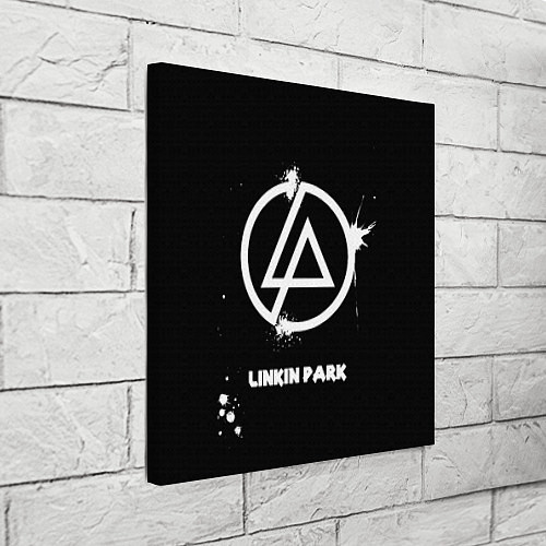 Картина квадратная Linkin Park логотип краской / 3D-принт – фото 3
