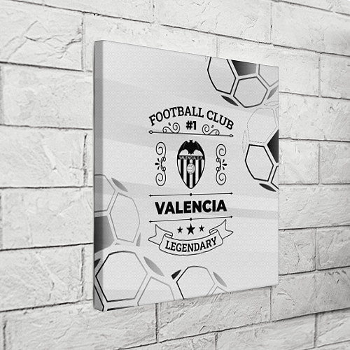 Картина квадратная Valencia Football Club Number 1 Legendary / 3D-принт – фото 3