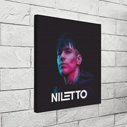 Холст квадратный Нилетто - портрет, цвет: 3D-принт — фото 2