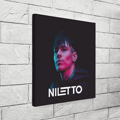 Картина квадратная Нилетто - портрет / 3D-принт – фото 3