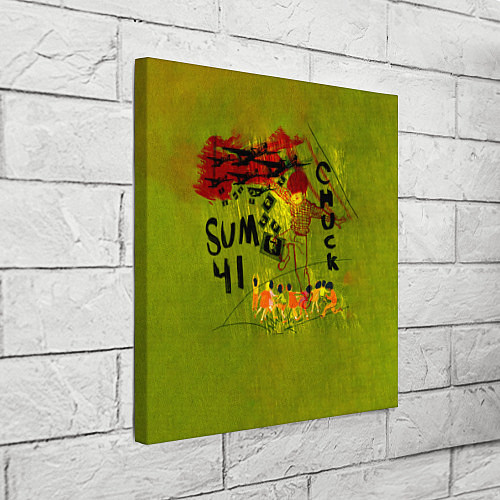 Картина квадратная Chuck - Sum 41 / 3D-принт – фото 3