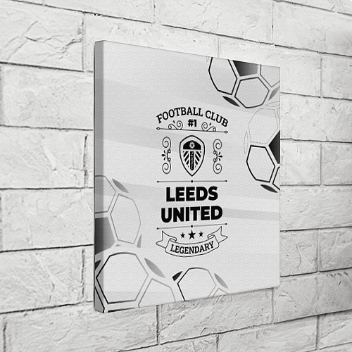 Картина квадратная Leeds United Football Club Number 1 Legendary / 3D-принт – фото 3