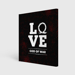 Холст квадратный God of War Love Классика, цвет: 3D-принт