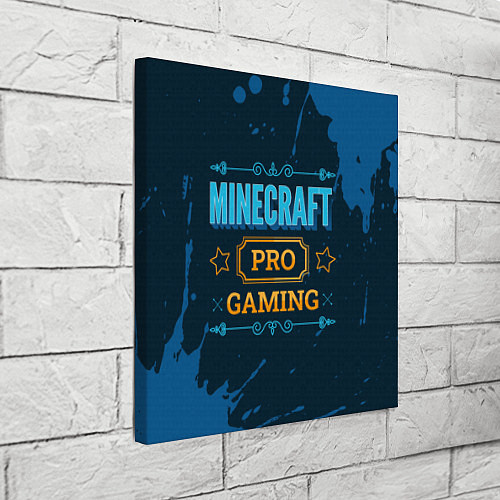 Картина квадратная Игра Minecraft: PRO Gaming / 3D-принт – фото 3