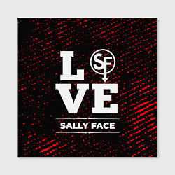 Холст квадратный Sally Face Love Классика, цвет: 3D-принт — фото 2