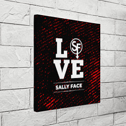 Холст квадратный Sally Face Love Классика, цвет: 3D-принт — фото 2