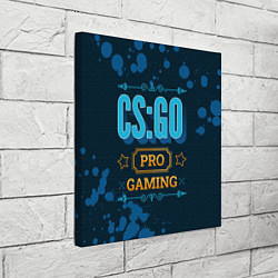 Холст квадратный Игра CS:GO: PRO Gaming, цвет: 3D-принт — фото 2