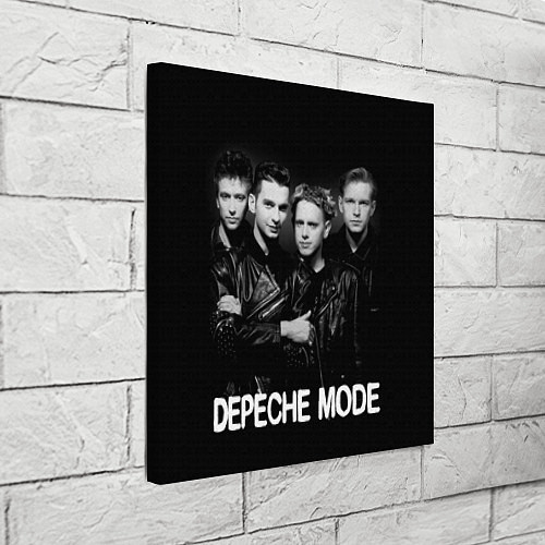 Картина квадратная Depeche Mode - black & white portrait / 3D-принт – фото 3