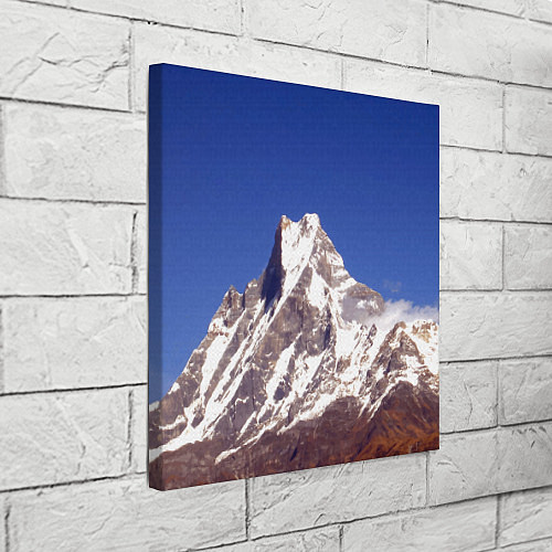 Картина квадратная Мачапучаре, священная гора - дом бога Шивы, закрыт / 3D-принт – фото 3