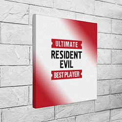 Холст квадратный Resident Evil: Best Player Ultimate, цвет: 3D-принт — фото 2