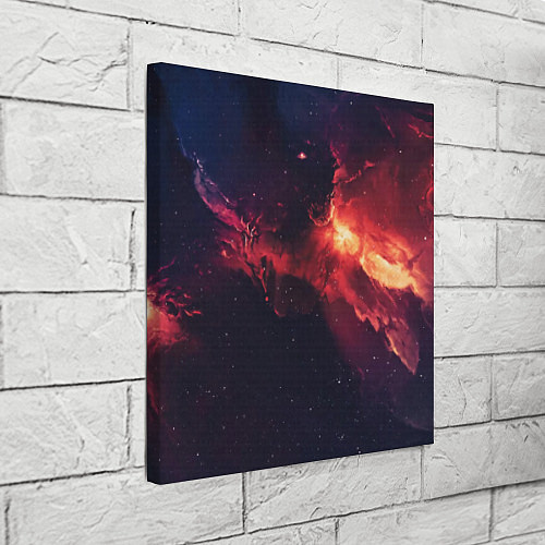 Картина квадратная Космическое пламя / 3D-принт – фото 3