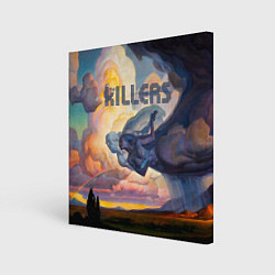 Холст квадратный Imploding the Mirage - The Killers, цвет: 3D-принт