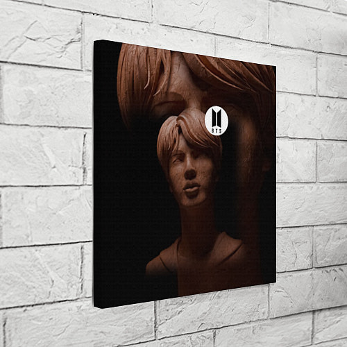 Картина квадратная BTS Jin Concept Sculpt / 3D-принт – фото 3