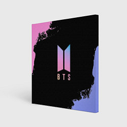 Холст квадратный BTS Blue And Pink, цвет: 3D-принт