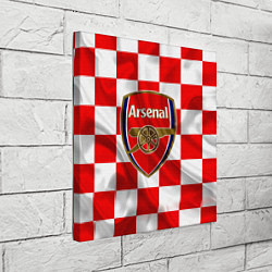 Холст квадратный ФК Арсенал Шах и Мат, цвет: 3D-принт — фото 2