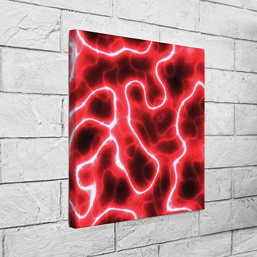 Картина квадратная Огненный камуфляж / 3D-принт – фото 3