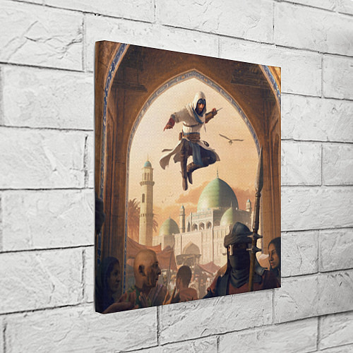 Картина квадратная Assassins Creed Mirage / 3D-принт – фото 3