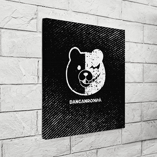 Картина квадратная Danganronpa с потертостями на темном фоне / 3D-принт – фото 3