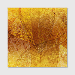 Холст квадратный Осенний узор, цвет: 3D-принт — фото 2