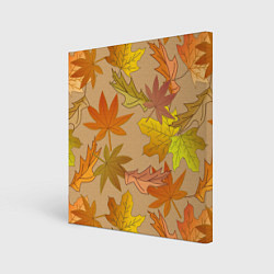 Холст квадратный Осенняя атмосфера, цвет: 3D-принт