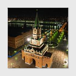 Холст квадратный Йошкар-Ола - Благовещенская башня, цвет: 3D-принт — фото 2