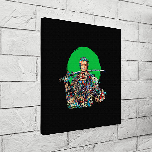 Картина квадратная Ророноа Зоро - Ван пис / 3D-принт – фото 3