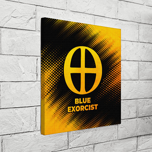 Картина квадратная Blue Exorcist - gold gradient / 3D-принт – фото 3