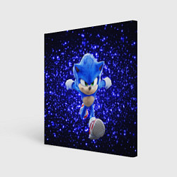 Холст квадратный Sonic sequins, цвет: 3D-принт