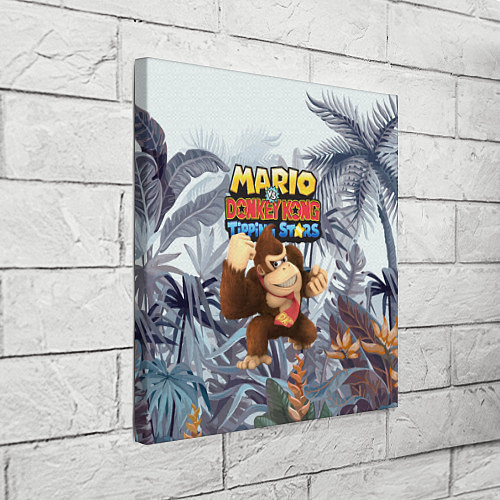 Картина квадратная Mario Donkey Kong - Nintendo - Gorilla / 3D-принт – фото 3