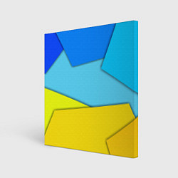 Холст квадратный Простой геометрический фон, цвет: 3D-принт