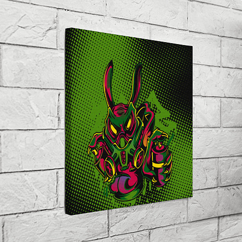 Картина квадратная Крейзи кролик / 3D-принт – фото 3