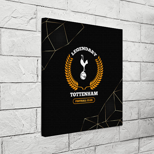 Картина квадратная Лого Tottenham и надпись legendary football club н / 3D-принт – фото 3