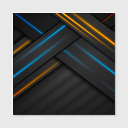 Холст квадратный Переплетение полос, цвет: 3D-принт — фото 2