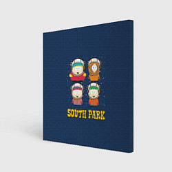 Холст квадратный South park космонавты, цвет: 3D-принт