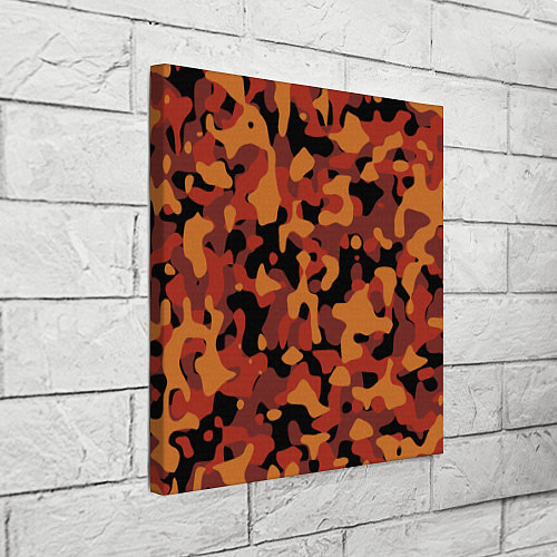 Картина квадратная Камуфляж Common Orange / 3D-принт – фото 3
