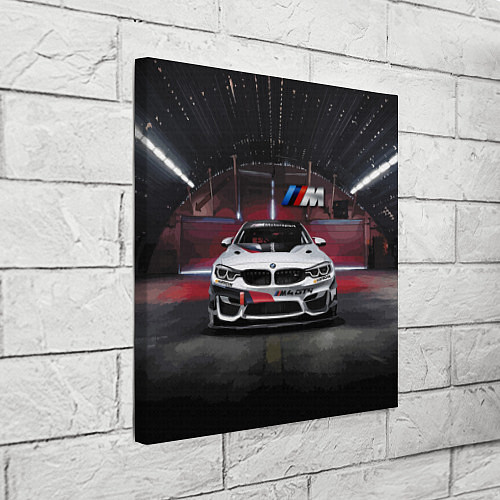 Картина квадратная BMW M4 GT4 - Motorsport / 3D-принт – фото 3